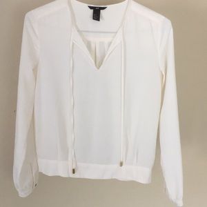 Off White long sleeve blouse